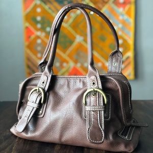 Dark brown Shiraleah handbag